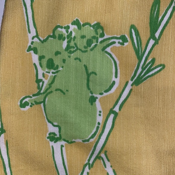🌴LILLY PULITZER Originals ‘Climbing the Ladder’ Koala/Bamboo Print A-Line Skirt - Picture 2 of 12